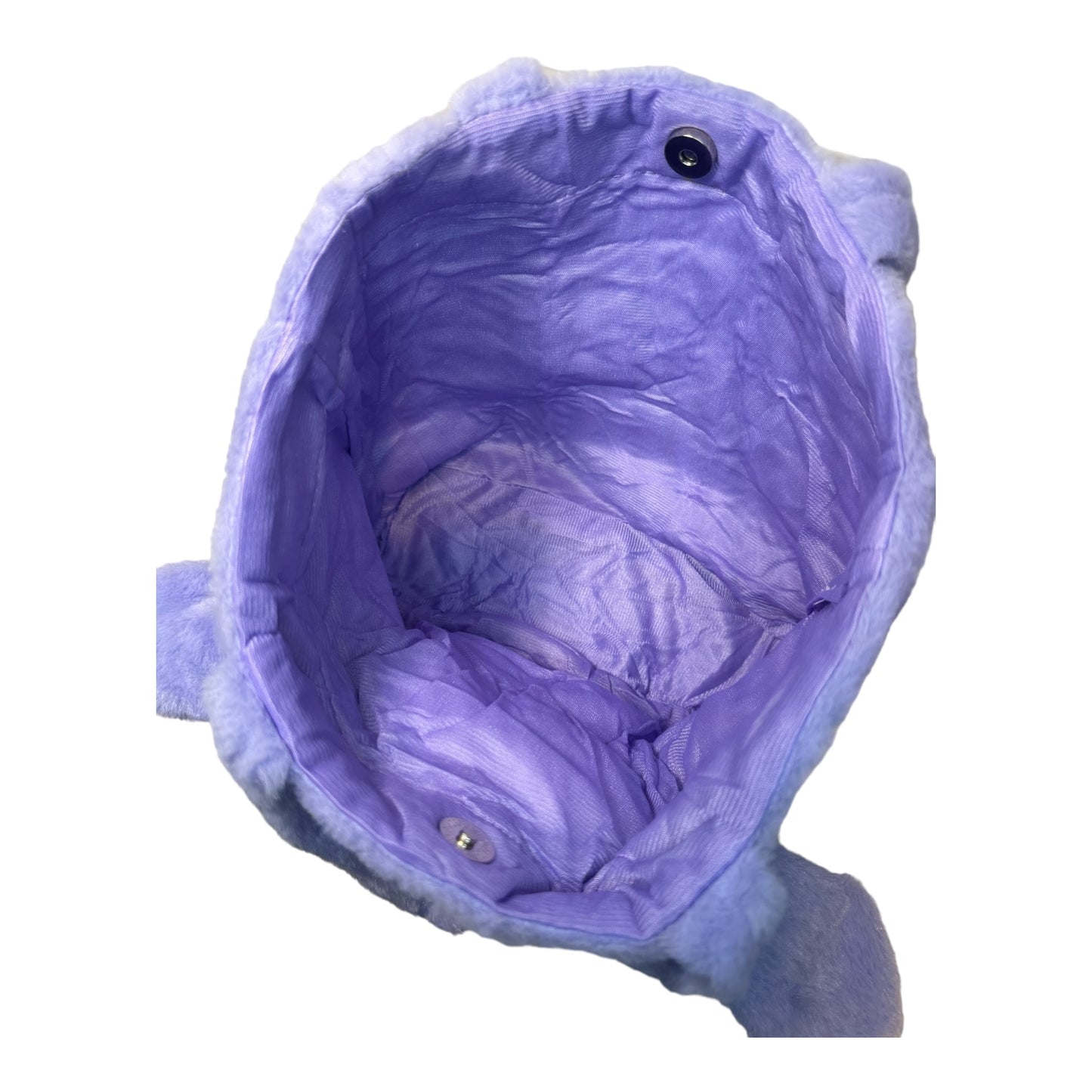 Bolsa Peluche Stitch Morada Mediana