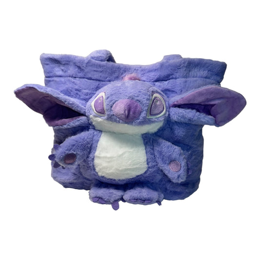 Bolsa Peluche Stitch Morada Mediana