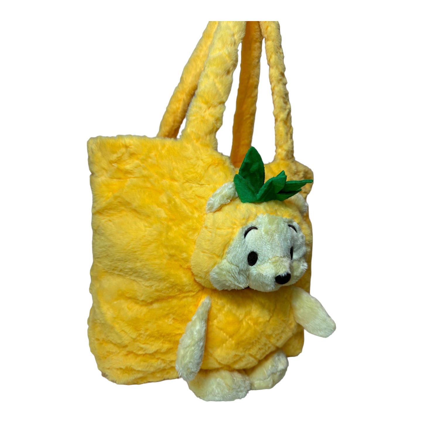 Bolsa Peluche Winnie Pooh Piña Mediana